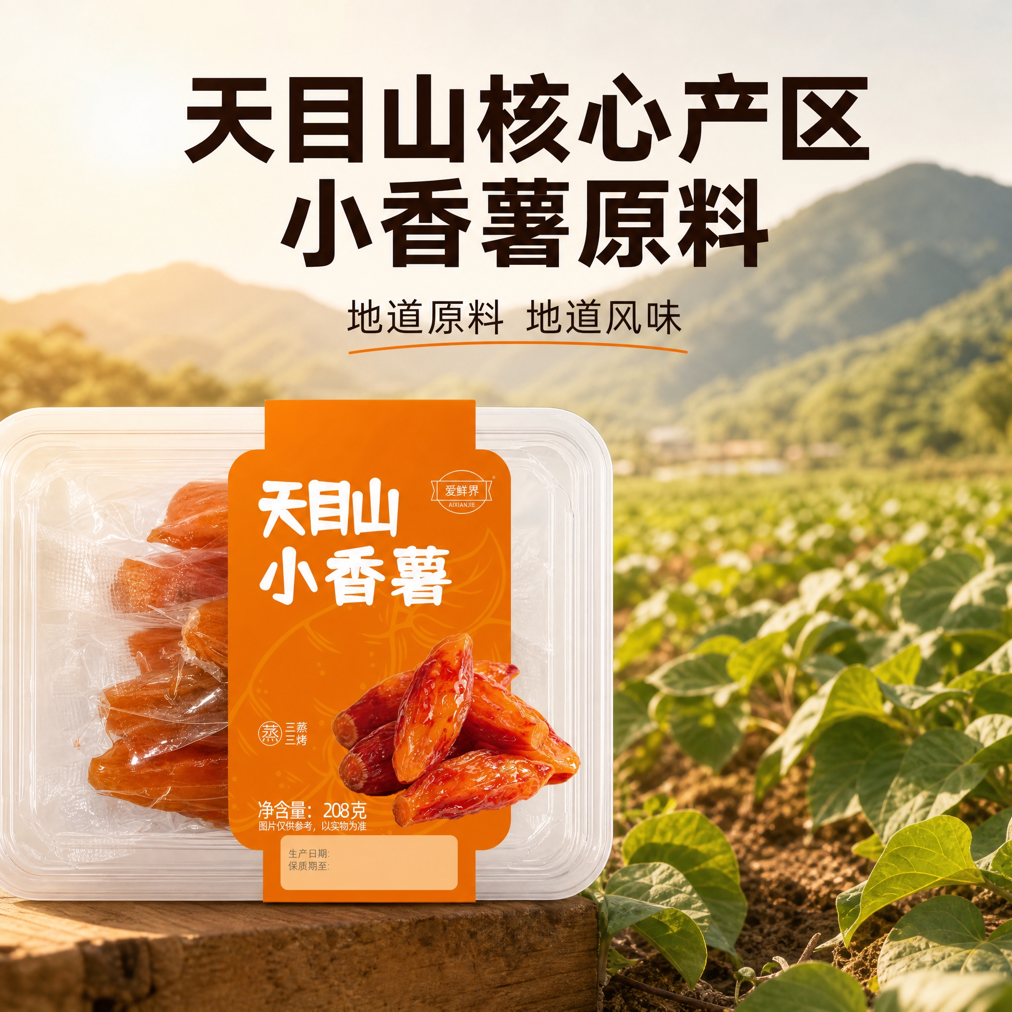 [主图-7] 原料产地 天目山小香薯溯源。 [统一基调] 淘宝… - 图片创意预览