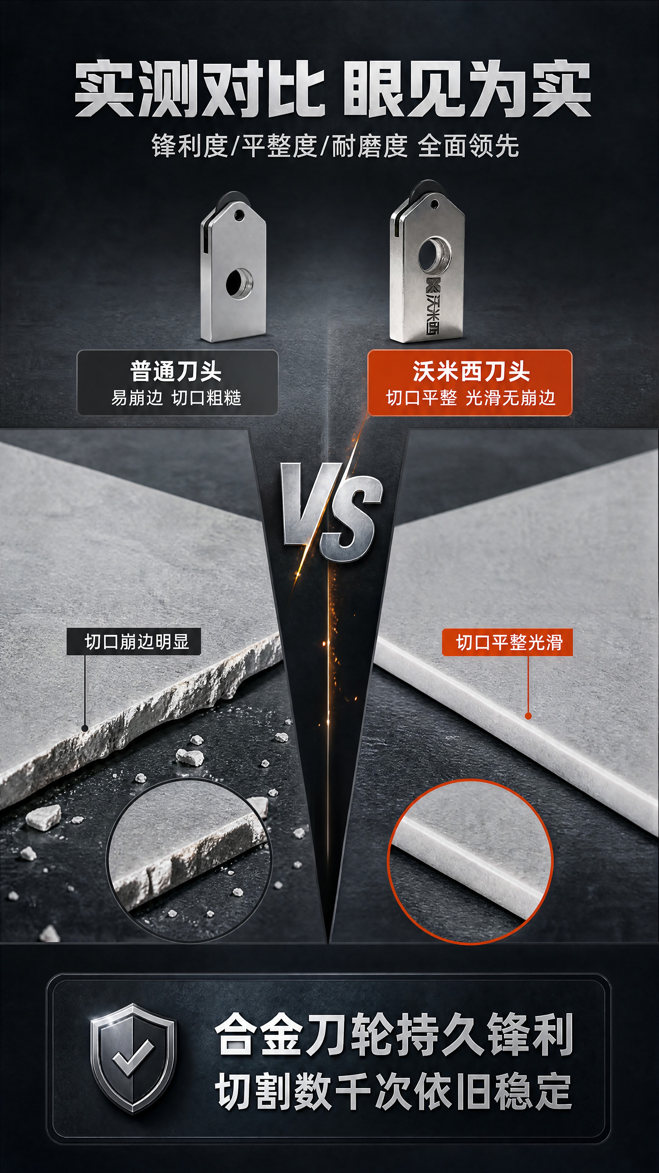 [商品] 使用【图1】沃米西瓷砖小刀头；保留不锈钢机身、黑色合… - 图片创意预览