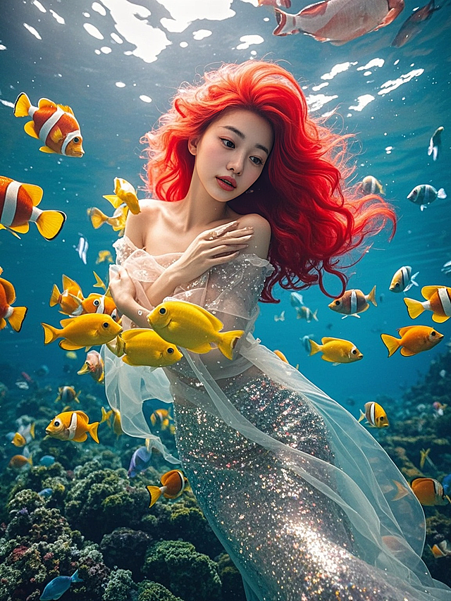美人鱼爱丽儿写真