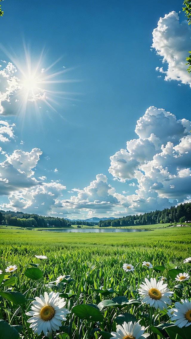 去除图片上所有的花瓣水印，保持画面内容完整不变