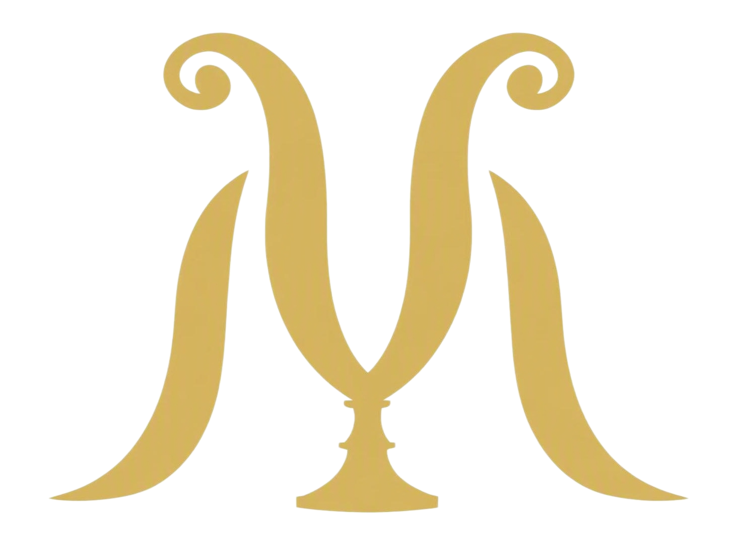 将参考图中的金色M形奖杯logo图形转换为纯矢量风格，边缘锐利… - 图片创意预览