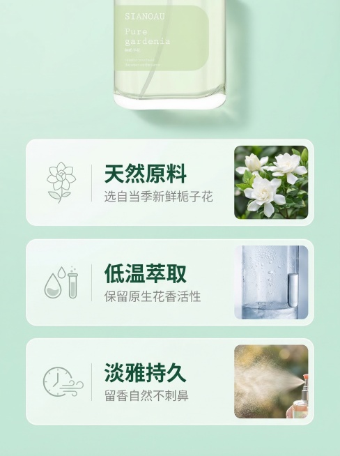 [垫图] https://gd-visitor.dancf.com/tmp02/undefined/86a0784d097247a0a95175a4049c0bf1.png
SIANOAU纯栀子花香水预览效果