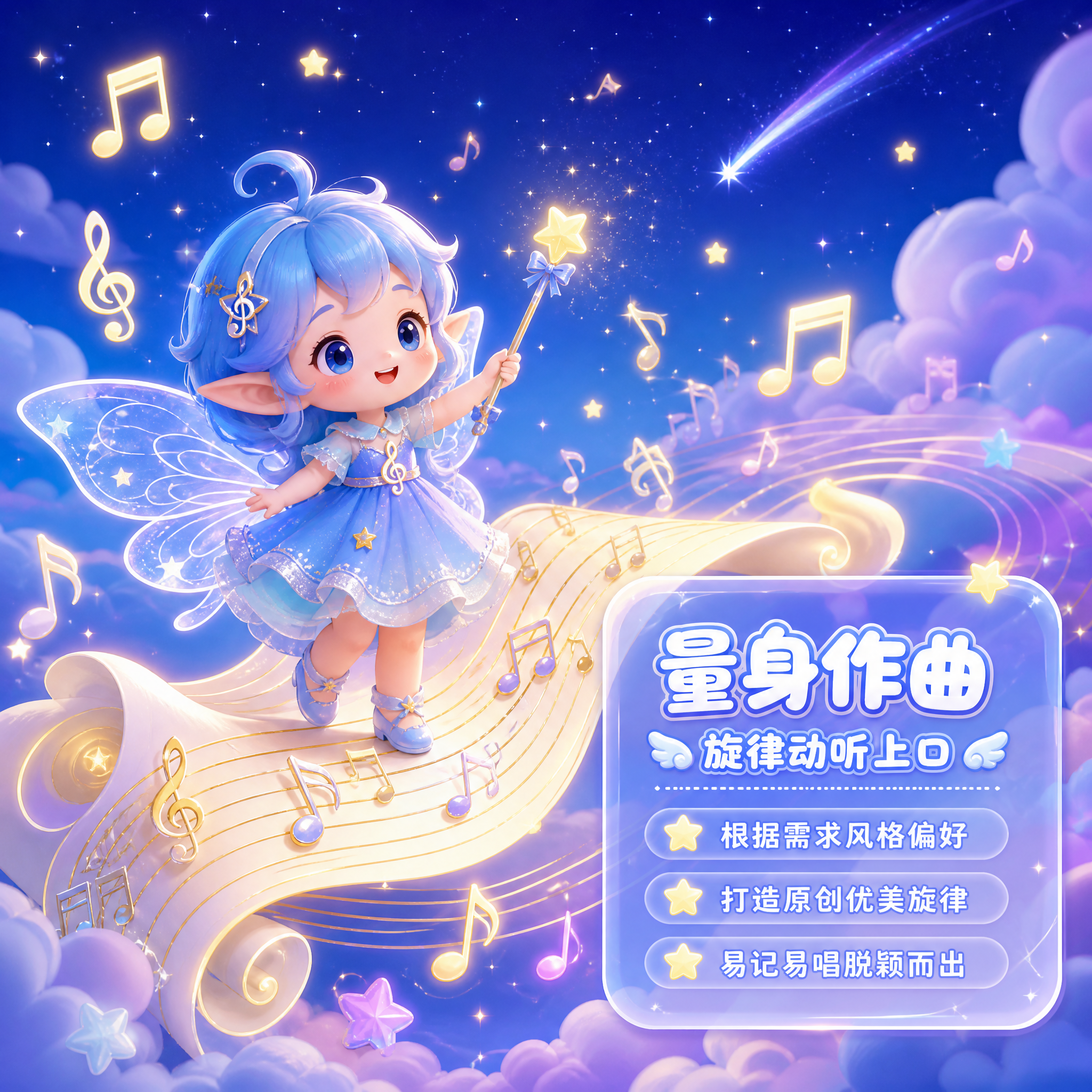 [主图-3] 音乐创作定制服务 作曲板块深度展示。 [统一基调… - 图片创意预览