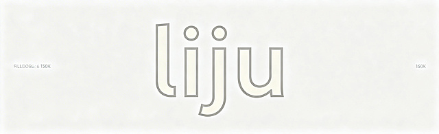 设计一个店铺logo，店铺名称为"liju"，现代简约风格，清晰干净，适合商业店铺使用，生成的文件大小控制在150K以内
