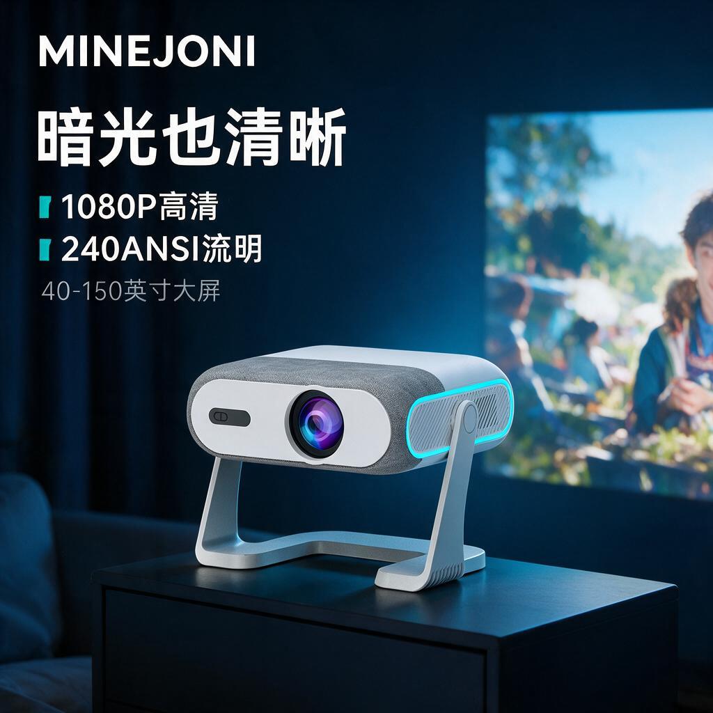 [主图-2] 核心价值聚焦：用1080P高清与240ANSI流… - 图片创意预览