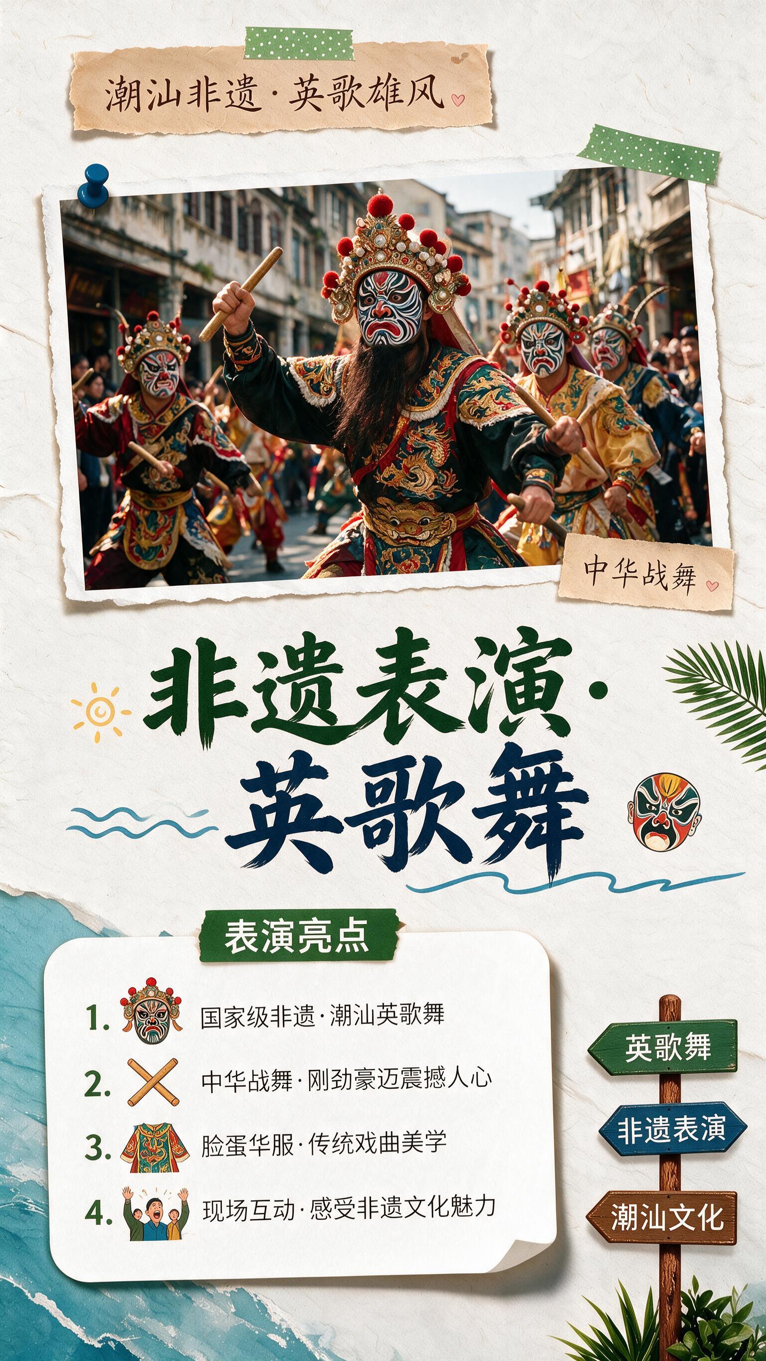 保持参考图的手账拼贴风格、撕纸效果、胶带图钉装饰、配色体系和整… - 图片创意预览