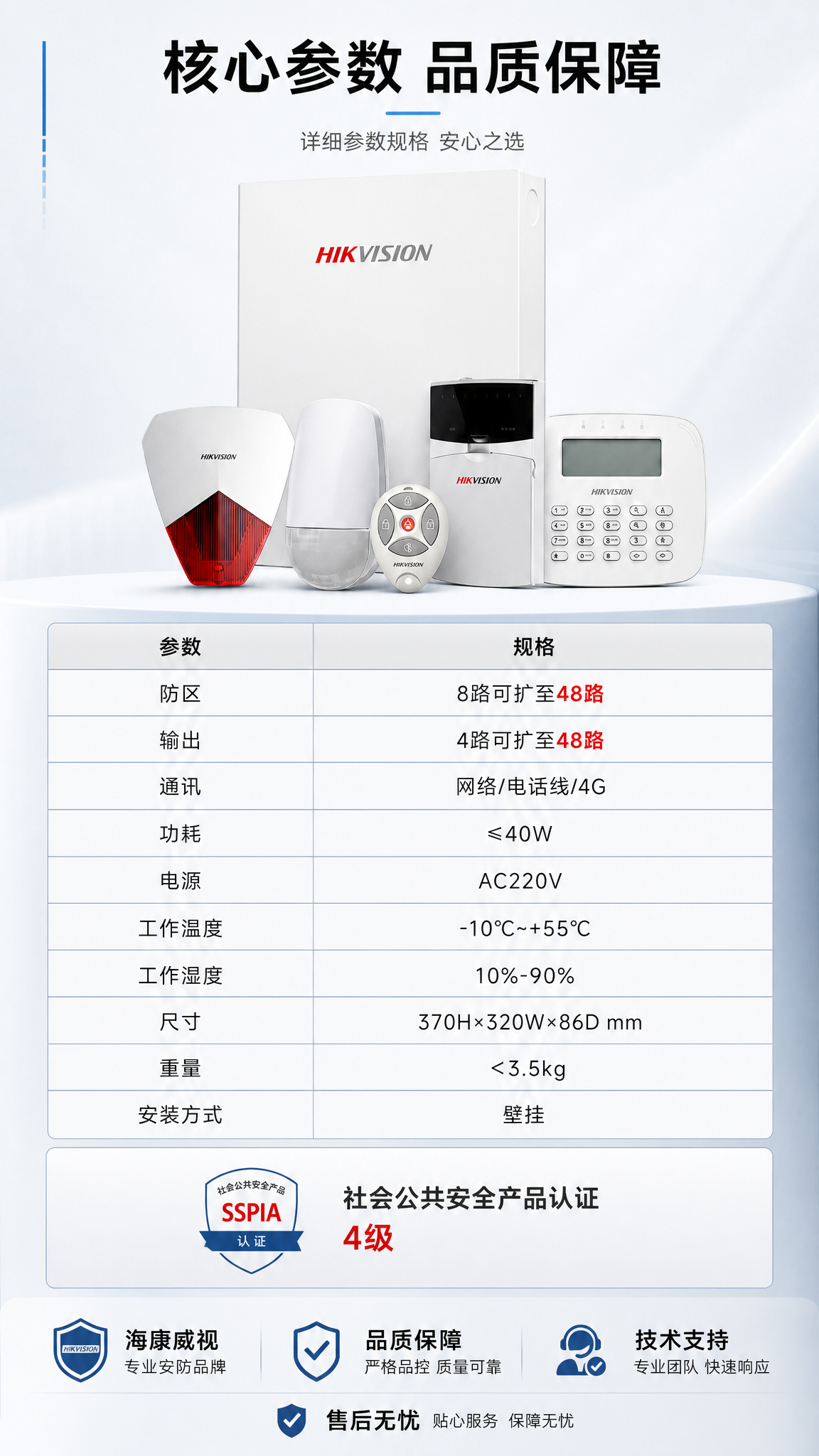 [详情页-第8张 核心参数规格表+品牌保障 京东版] [商品]… - 图片创意预览