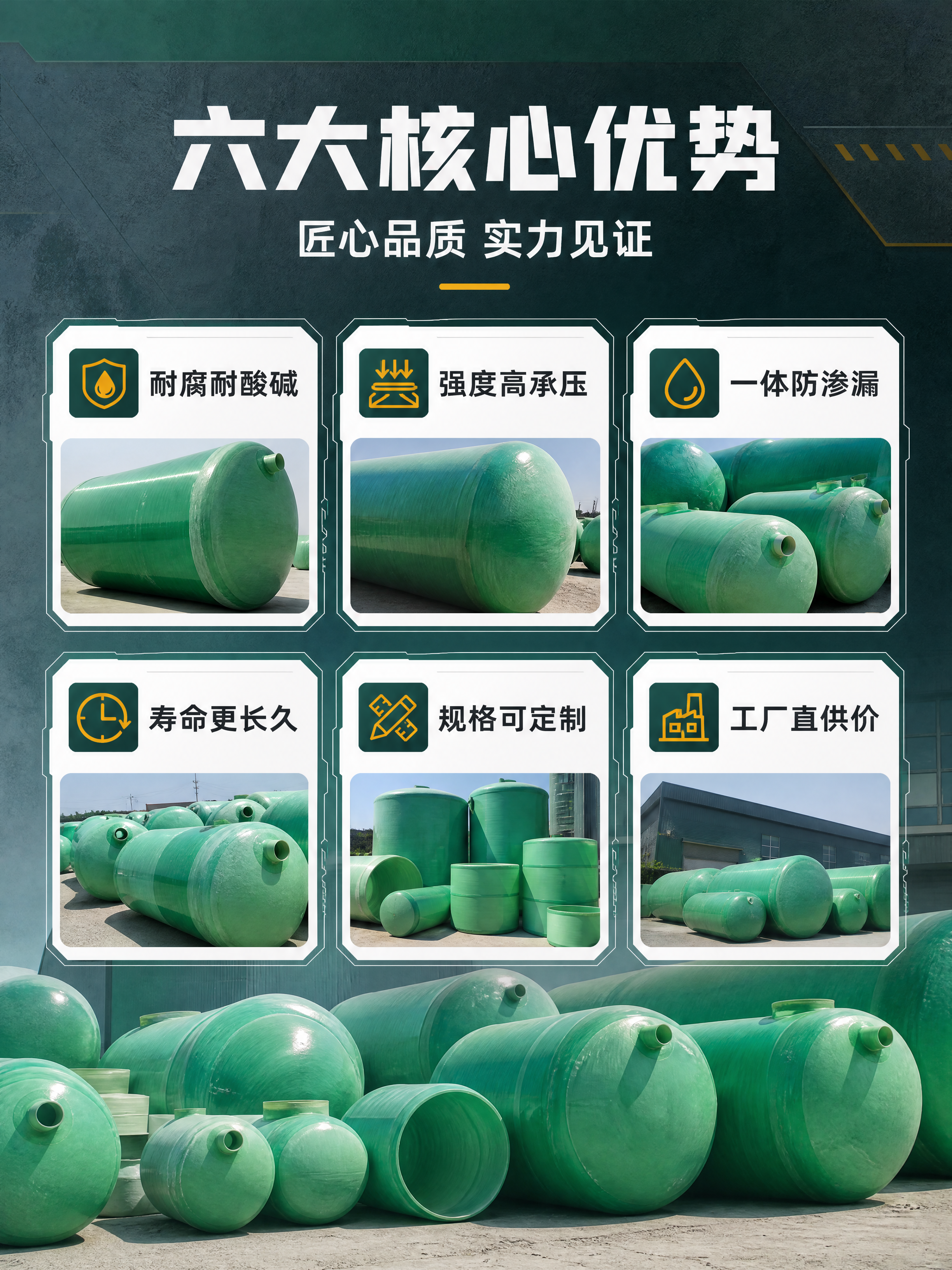 [商品] 使用【图1】【图4】【图5】多规格玻璃钢储罐群；保留… - 图片创意预览