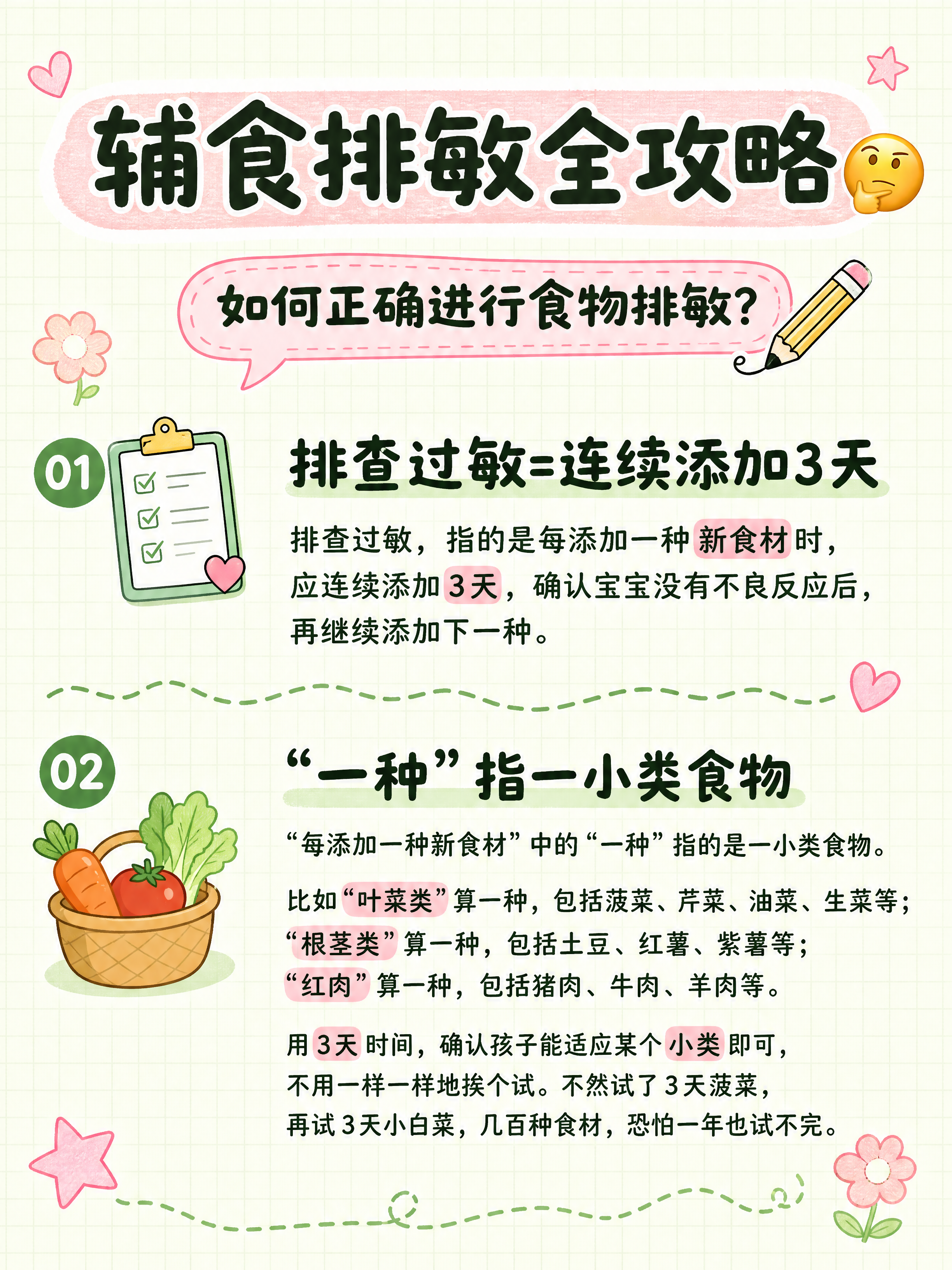 小红书母婴育儿笔记内页图，手账拼贴风，3:4竖版，版式精美，信… - 图片创意预览