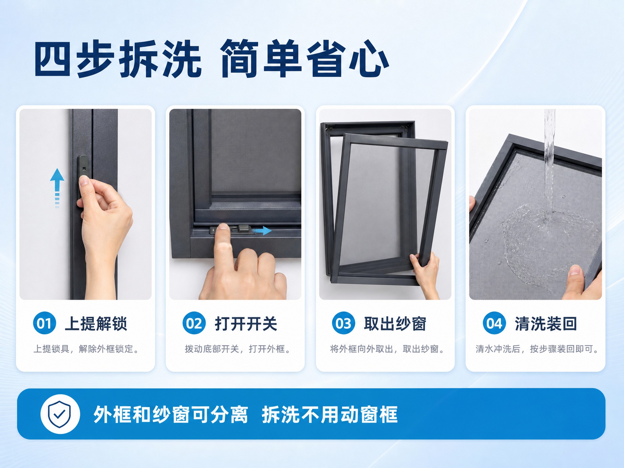 [商品] 使用【图71】纱窗外框打开状态与【图75】底部开关操… - 图片创意预览