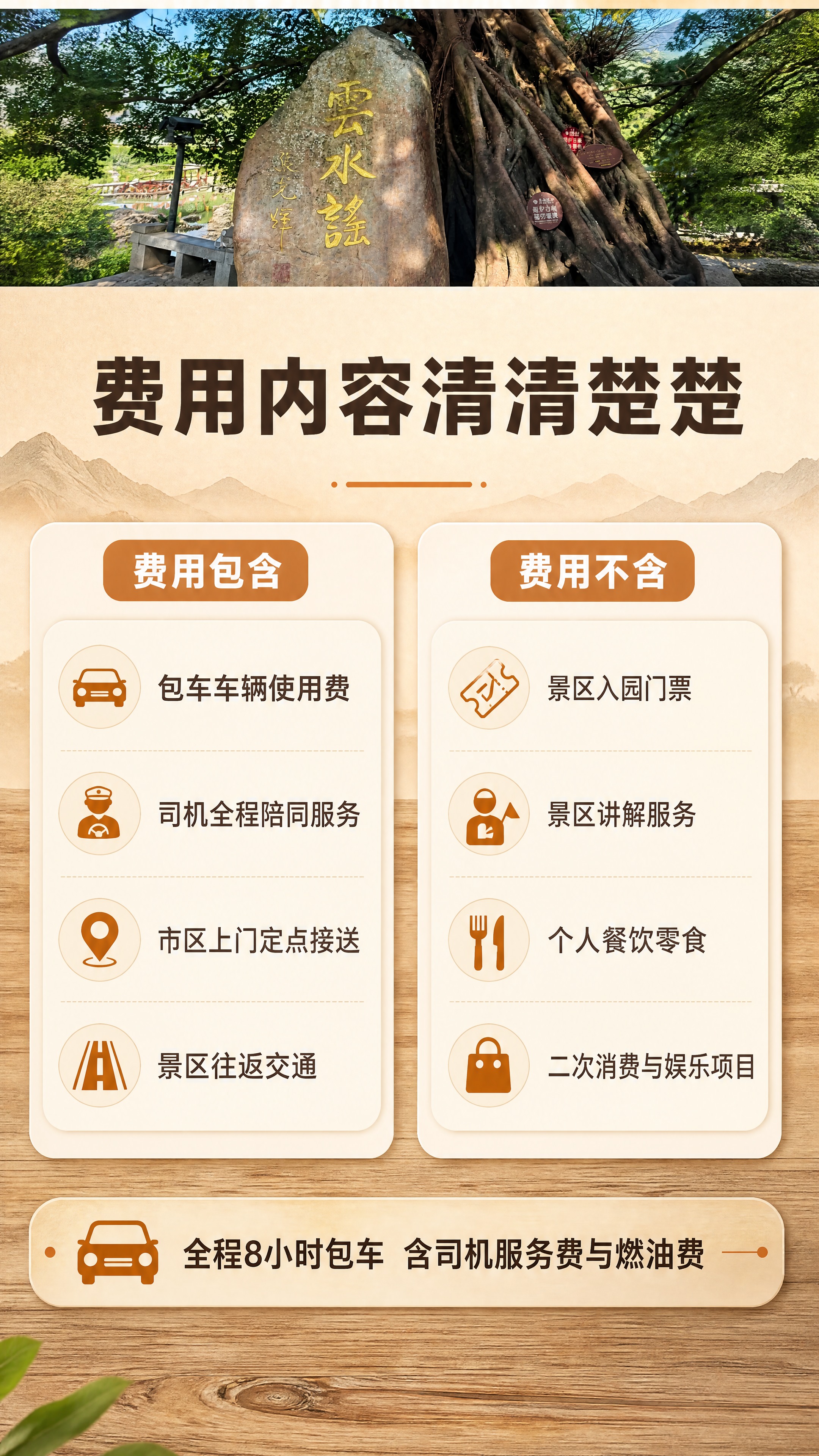 [商品] 使用【图1】云水谣古榕实景照，作为页面上方细长横幅实… - 图片创意预览