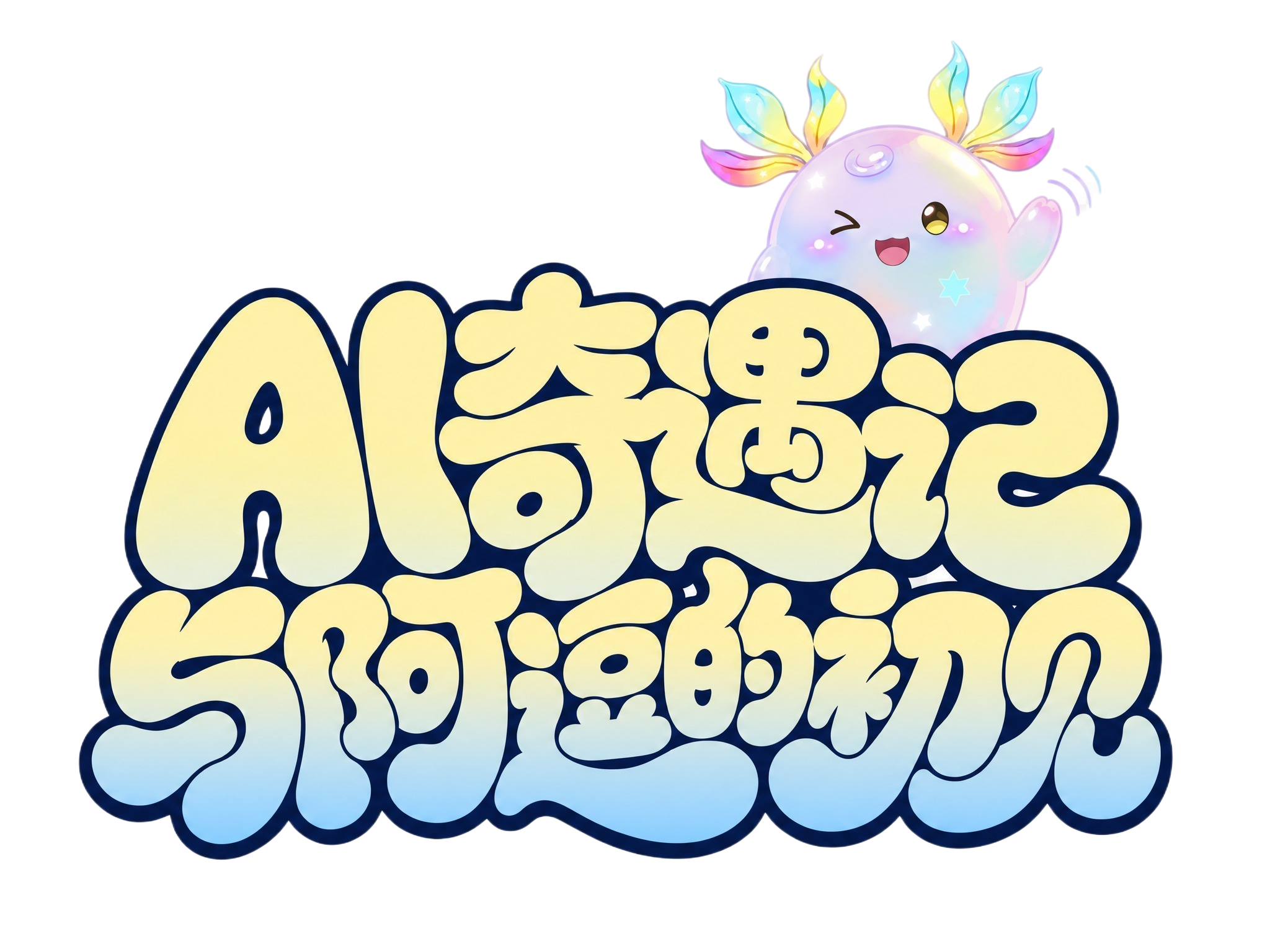 修正阿逗形象：左右头上的叶片触角数量必须相等，每侧各3片彩色叶… - 图片创意预览