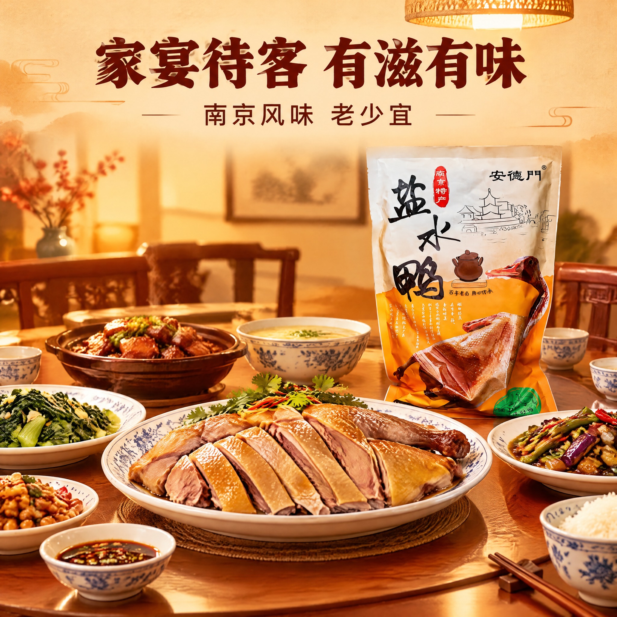 [商品] 使用【图1】安德门南京盐水鸭袋装产品；保留包装袋完整… - 图片创意预览