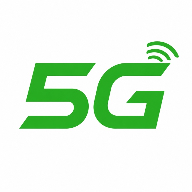 在原图基础上，为绿色的"G"字母上方添加三个绿色的信号标识，保持原有字体样式、颜色和纯白背景不变，整体保持800*800尺寸，信号标识样式简洁，和字体风格统一融合，文字完整不被裁切。预览效果