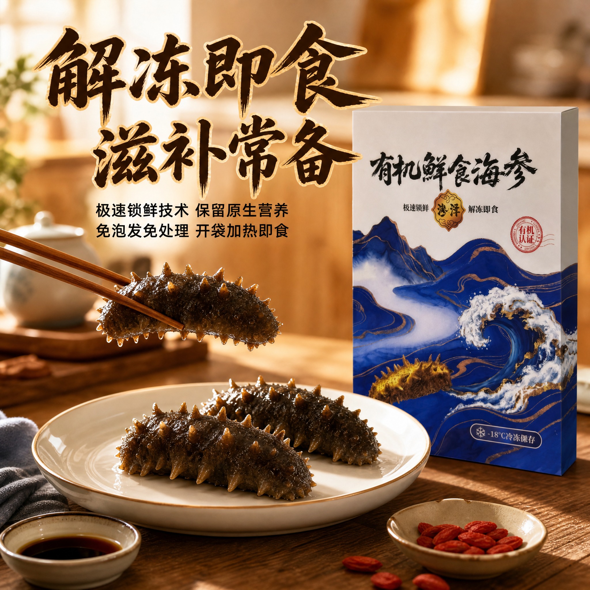 [主图-4] 食用场景与便捷性 解冻即食 极速锁鲜 家庭滋补场… - 图片创意预览