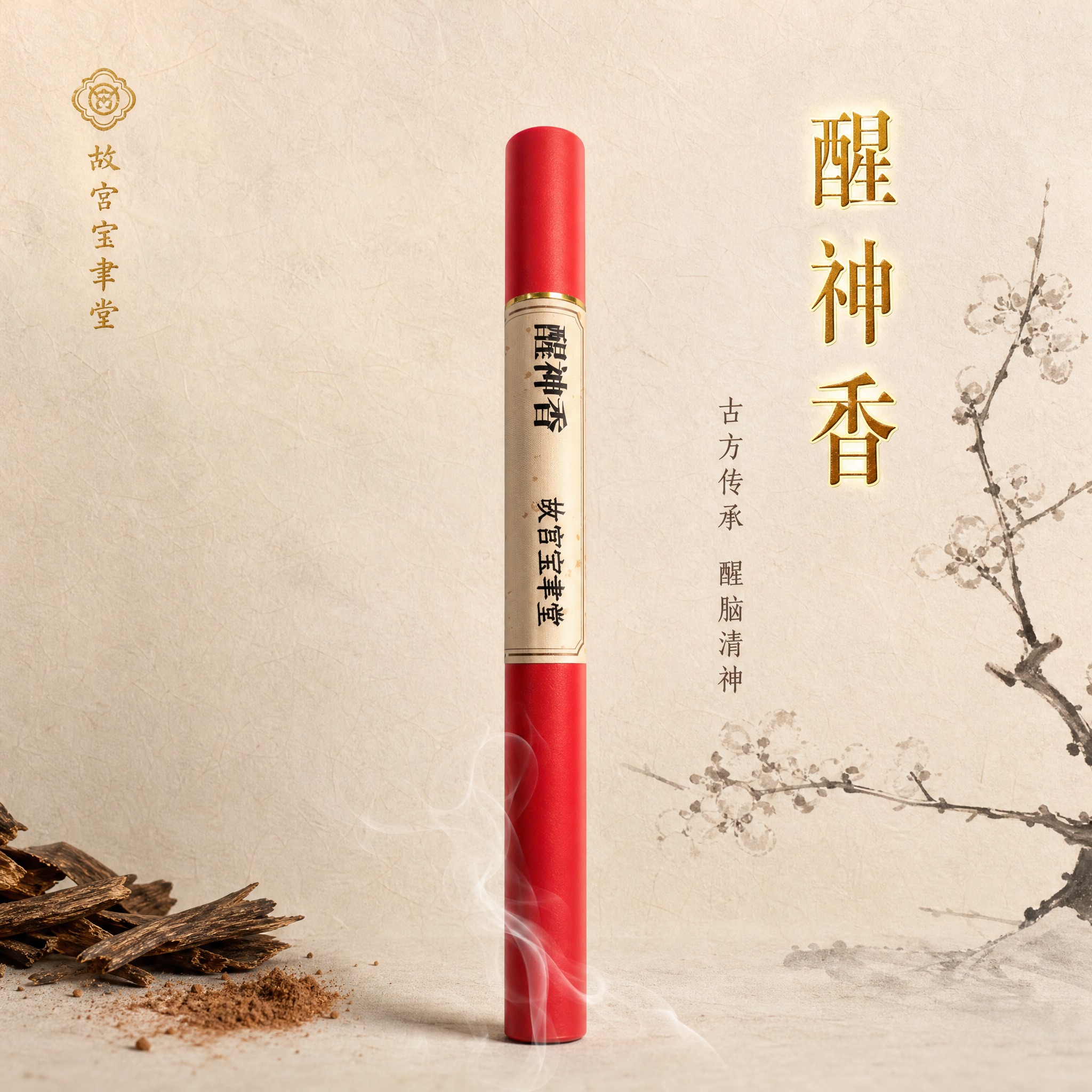 [主图-1] 首图点击率 故宫宝聿堂醒神香 国风氛围感主视觉… - 图片创意预览