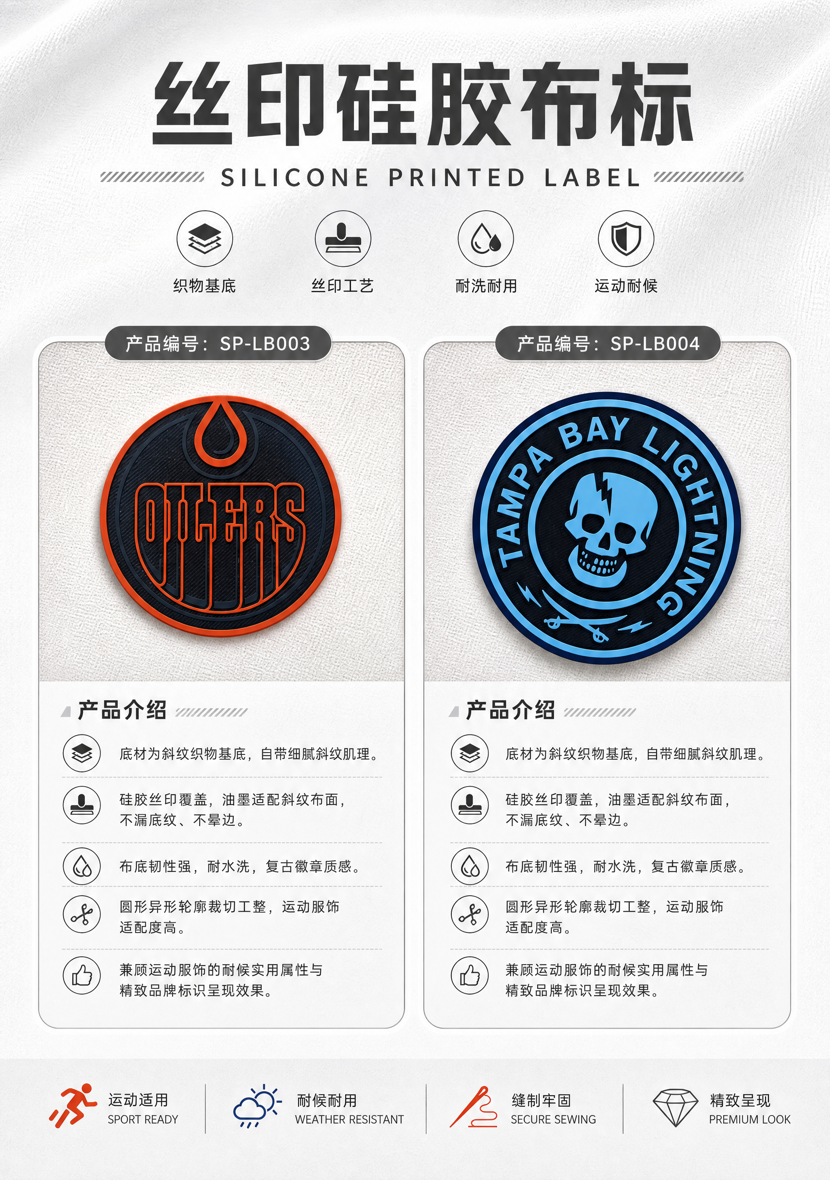 展会样板页海报，竖版A3尺寸，高级工业风，白色织物肌理背景，版… - 图片创意预览