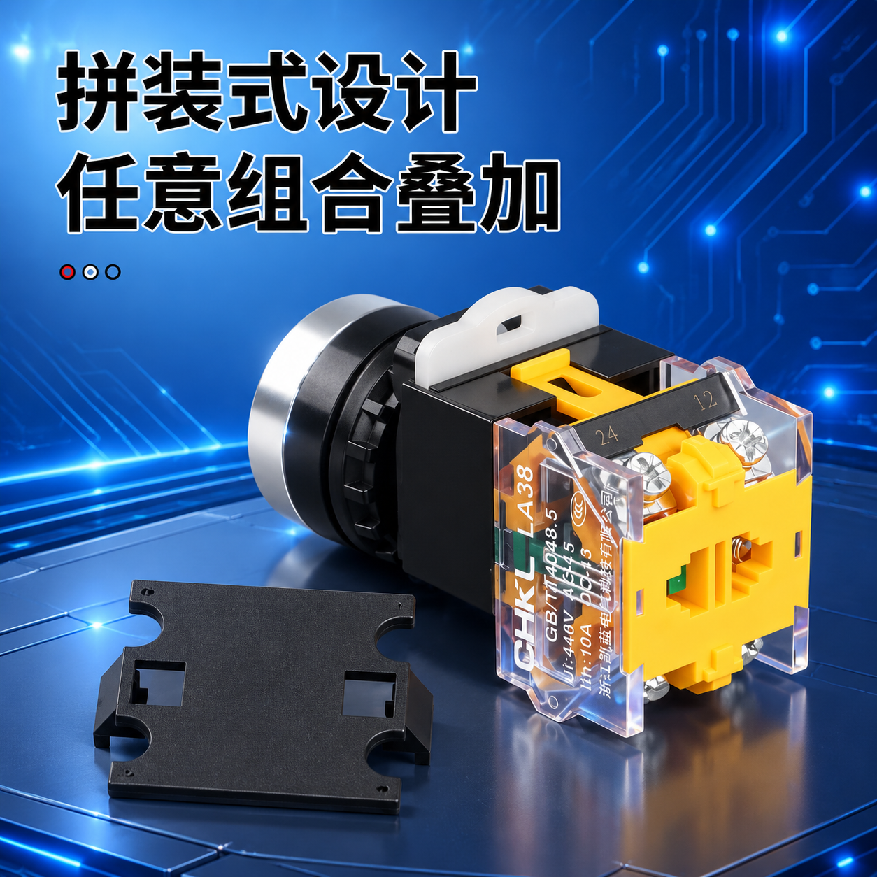 [商品] 使用【图2】LA38系列按钮开关（带加厚防尘盖款）+… - 图片创意预览