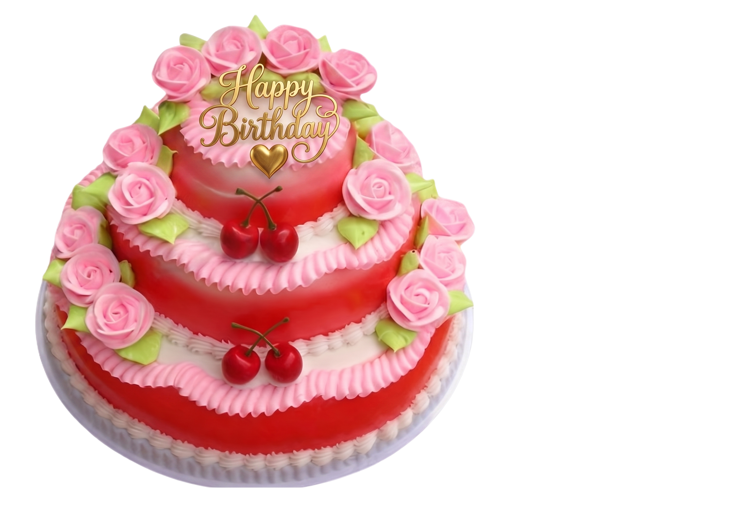 保持蛋糕整体和其他元素都不变，只修改蛋糕顶部的happybir… - 图片创意预览