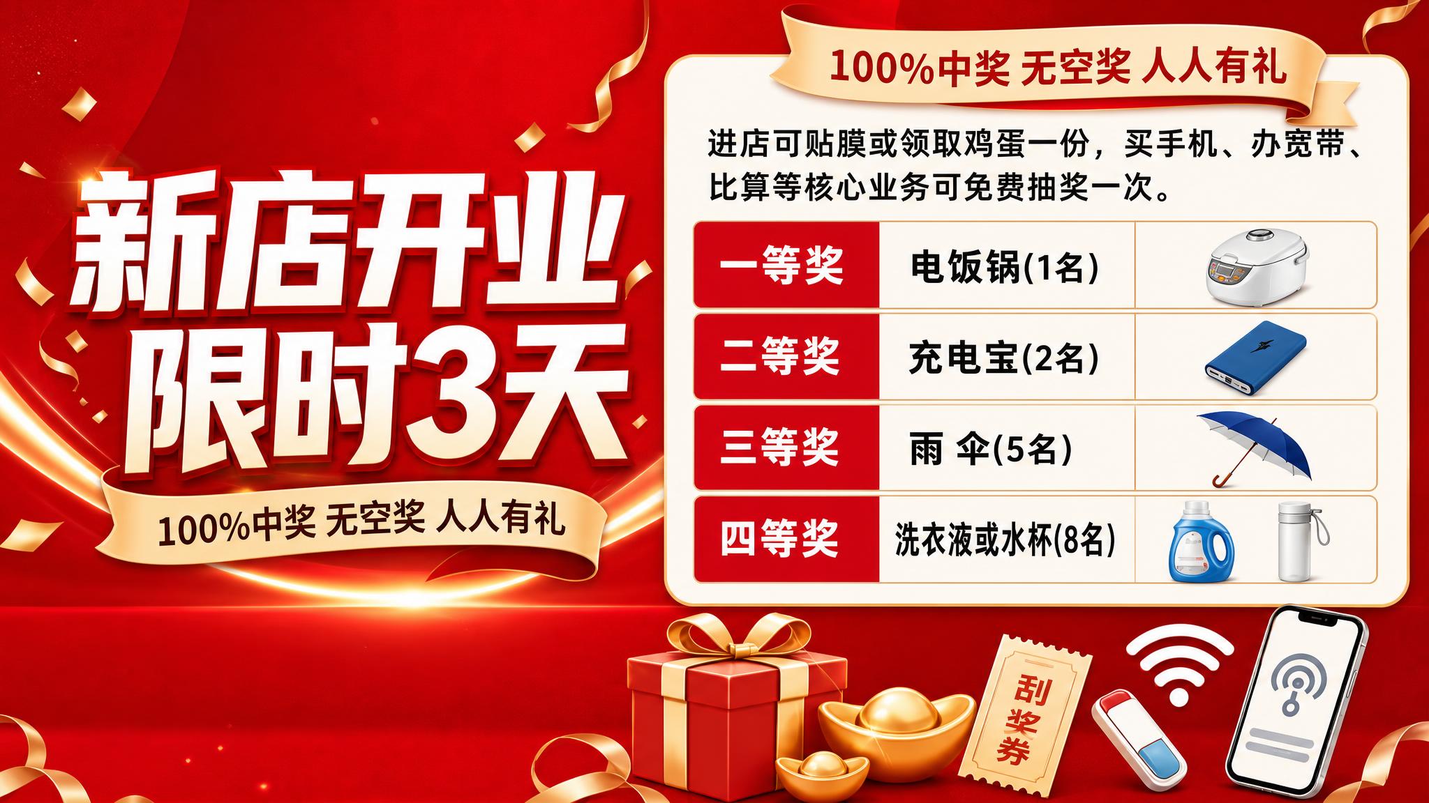 复刻参考图的展架画面版式，保留原图的左右分栏结构、红金配色和喜… - 图片创意预览