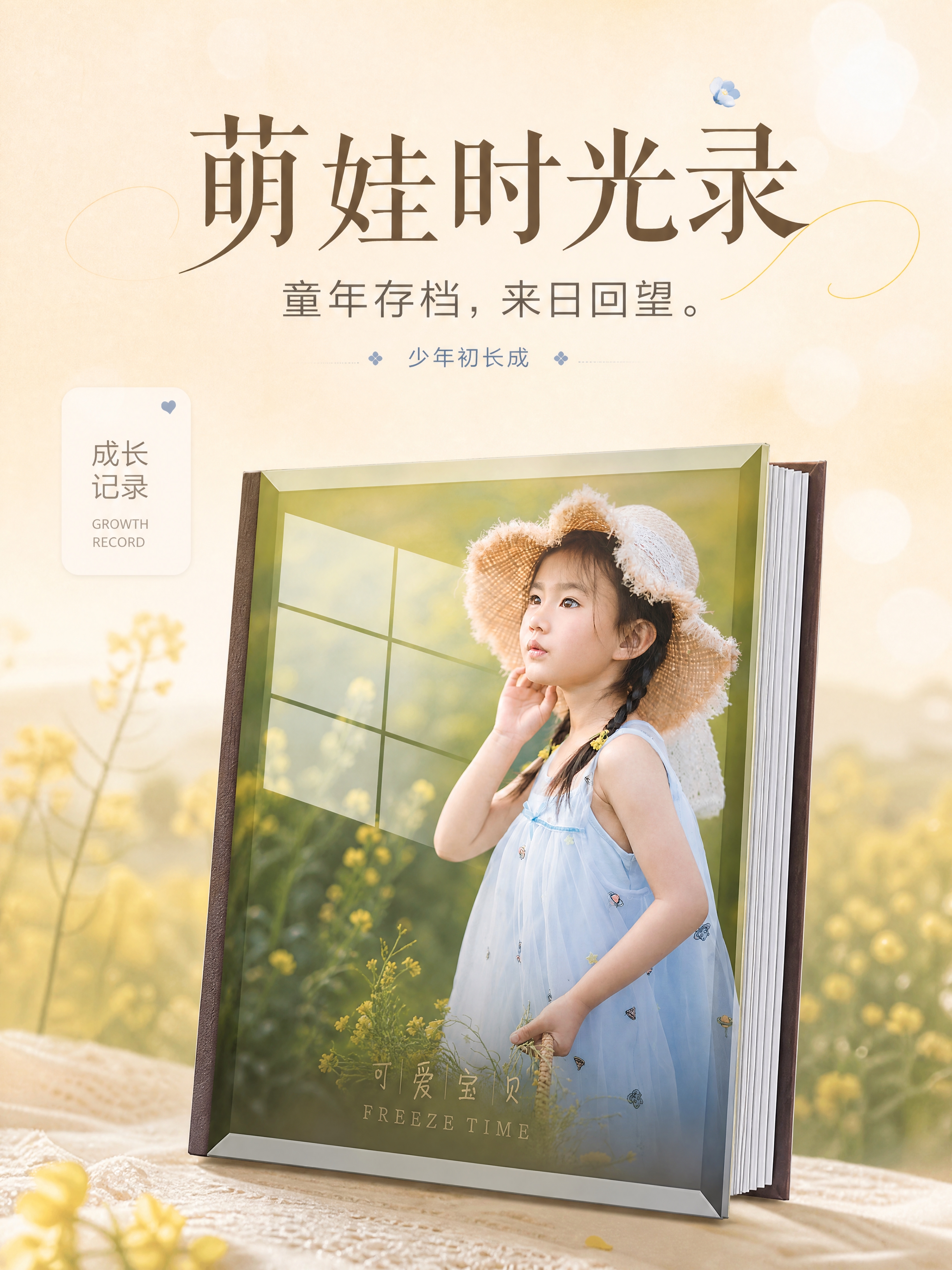 [商品] 使用【图2】水晶封面相册作为产品主体；商品处理：保留… - 图片创意预览