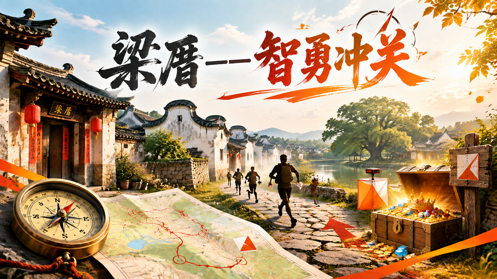 在原有横版活动宣传图基础上加入一个“宝箱”元素：一只打开的木制… - 图片创意预览