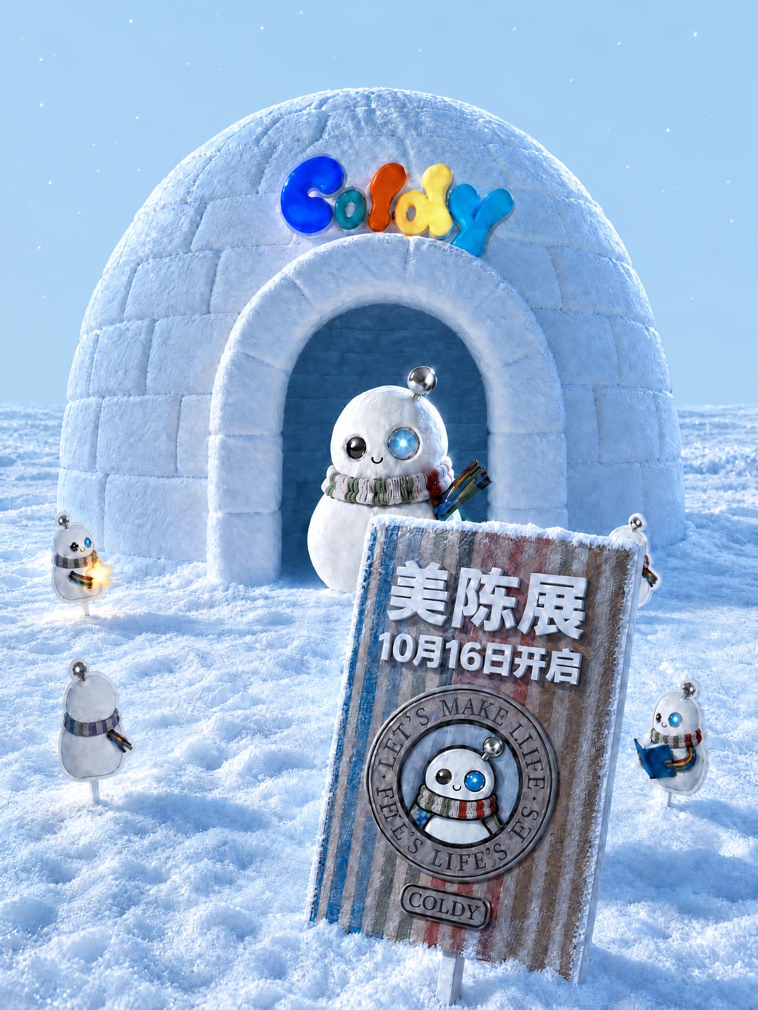 将背景天空的颜色调整为参考图中的浅天蓝色（淡蓝色、baby b… - 图片创意预览