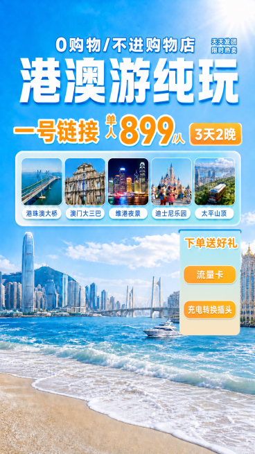 保留原海报整体风格和排版，将右侧"下单送好礼"区域的内容修改为：流量卡、充电转换插头，其他内容保持不变预览效果