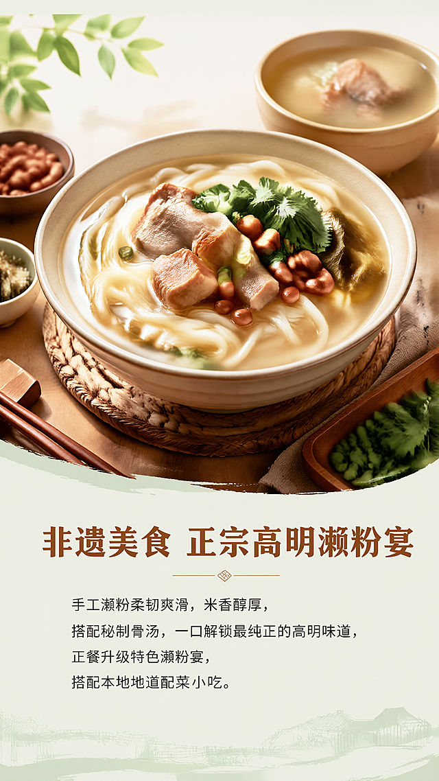 「图片1」，生成一套详情页，商品名称为xxx，适配淘宝/天猫平台，单图比例为9:16，需求屏数为8张。「图片1」佛山高明精品一日游｜苏村·东门圩·1949剧场·濑粉宴·柿橙了度假区
一、线路主题
寻味高明・古韵乡野一日精品游
线路标签：网红打卡｜复古烟火｜红色剧场｜非遗美食｜森系度假
二、线路核心亮点
✅ 一网打尽高明五大王牌资源：网红古村、百年老街、红色剧场、非遗美食、山野艺术度假区
✅ 百年东门圩骑楼老街，解锁老高明烟火情怀
✅ 佛山 1949 剧场，感悟峥嵘岁月
✅ 地道非遗高明濑粉宴，一口尝遍本地风味
✅ 柿橙了艺术度假区，溯溪露营、森系休闲一站式玩透
三、详细行程安排
09:00–10:00 【国风网红】苏村锦鲤文化街区（1.5 小时）
高明顶流网红乡村文旅标杆！整村以锦鲤国风为主题打造，水墨壁画街巷、巨型锦鲤墙、滨江碧道、七彩沙滩步步皆景。
这里兼具古韵与新潮，文艺街巷干净治愈、文创小店精致出片，沿途特色小吃丰富，非常适合漫步拍照、悠闲散心，轻松拍出古风氛围感大片。

10:30–11:30 【复古烟火】东门圩百年老街（1 小时）
走进高明人的老城记忆！原汁原味岭南骑楼建筑群，青砖骑楼、复古招牌、老式铺面完整保留旧日风貌。
漫步青石板老街，感受淳朴市井烟火，复古氛围浓厚、人少静谧，是小众复古打卡绝佳地，沉浸式读懂老高明的岁月故事。

11:30–12:00 佛山 1949 剧场（40 分钟）
高明核心红色文旅教育基地，庄重肃穆、文化底蕴深厚。
场馆以佛山革命历史、城市发展变迁为主题，展陈丰富、氛围浓厚。在游览中感悟峥嵘岁月、传承红色精神，非常适合党建活动、学生研学、团队爱国教育打卡。

12:40–13:40 【非遗美食】正宗高明濑粉宴（30分钟）
高明城市名片・非遗特色美食
手工传统濑粉柔韧爽滑、米香醇厚，搭配秘制骨汤、花生、猪油渣、秘制酱料，地道风味代代相传。
正餐升级濑粉特色宴，搭配本地配菜、特色小吃，一口解锁最纯正的高明味道！

14:00–17:00 【山野度假】柿橙了艺术度假区（3小时）
高明新晋森系治愈秘境，天然氧吧、清凉避暑首选！
园区以柿子、橙子艺术主题打造，满山绿意、溪流潺潺。
✅国风网红独立营位（先到先得）
✅溯溪水中营位（含太阳伞、露营桌椅，3000营位，先到先得）
✅超大草坪天幕露营
✅500米浅水乐园
✅网红秋千
✅田园花海
✅百亩稻田观光打卡
✅瀑布观光打卡
可野餐、可拍照、可放空，沉浸式享受慢节奏山野时光。
四、出行人群
60岁以上银发适用
五、出行温馨贴士
1.交通：全程路况优良，景点间距适中，各大点位均配备免费停车场。
2.穿搭：建议浅色休闲穿搭，适配古村、老街、山野所有拍照场景；溯溪可备换洗衣物。