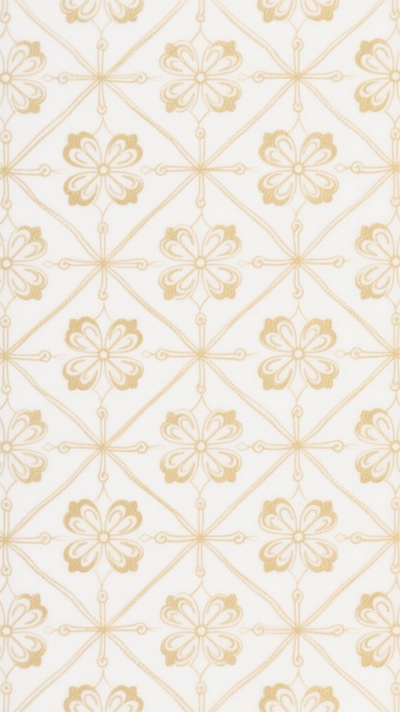 中式传统风格底纹图案，白色背景上以金色细线勾勒，整体呈现连续对称的几何纹样，将原有的四瓣花形与十字连接组合的图案变换为卷草纹与回纹交织的经典中式纹样，线条流畅细腻，构图疏密有致，保持传统吉祥寓意与雅致韵味，具有明显的中国传统文化装饰特色。预览效果