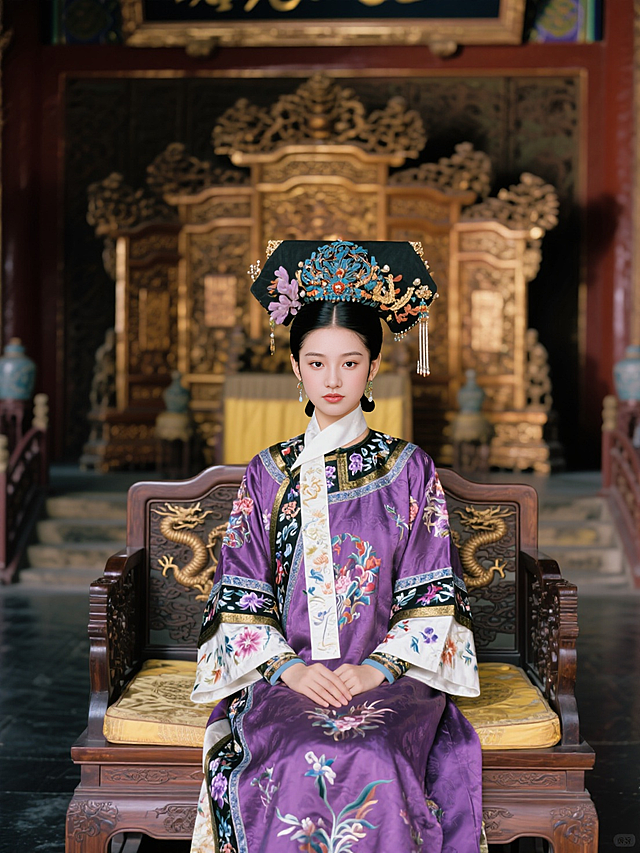 让人物穿上清朝服装