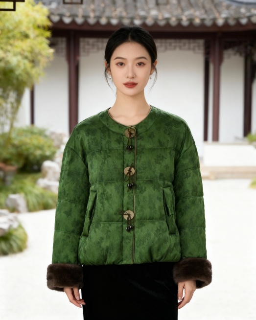 帮我生成10张人模图片，10张图片不同角度，要求同一个东方女性模特，新中式风格预览效果