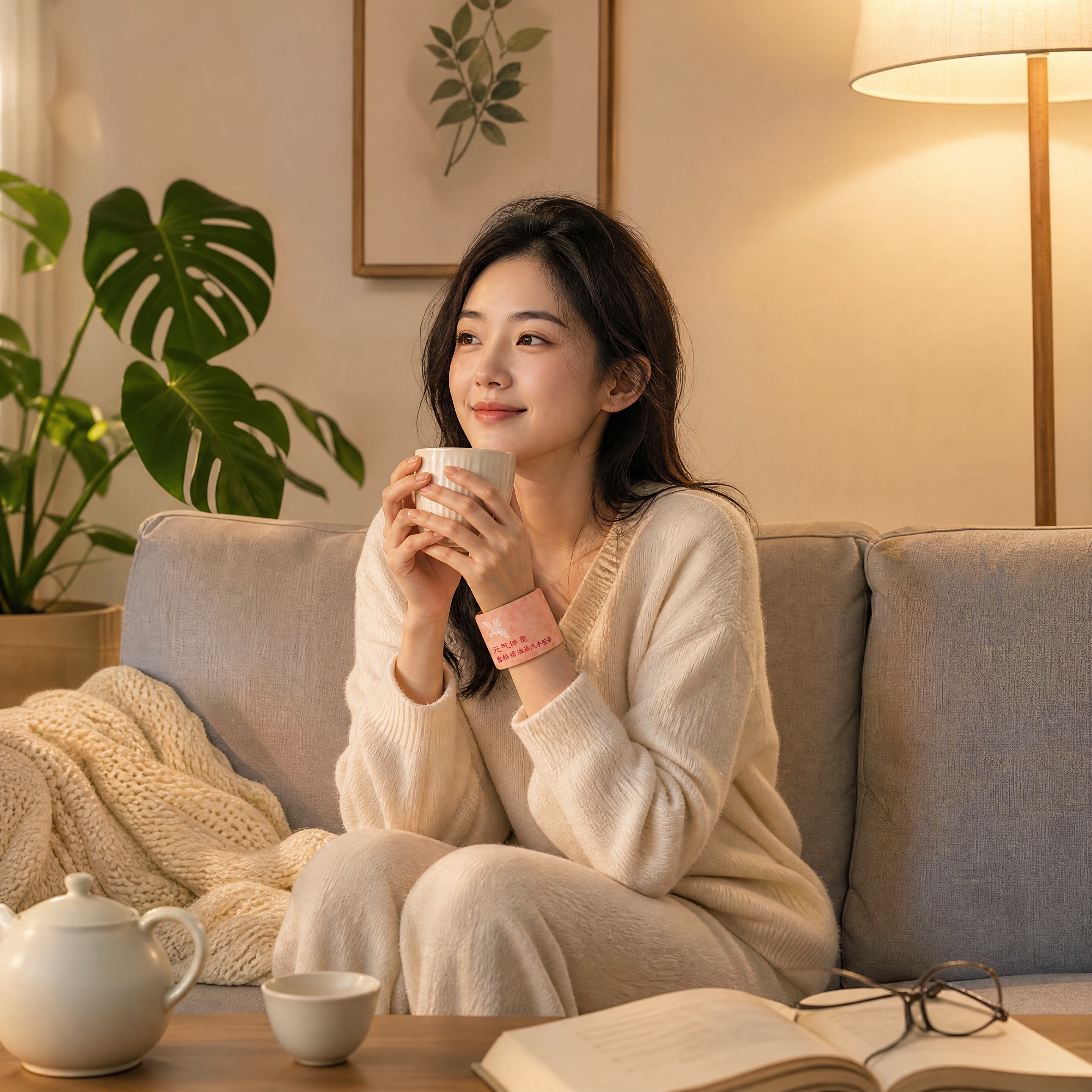 超写实生活方式摄影。 主体：中国女性，东亚面孔，黑发，棕黑色眼… - 图片创意预览