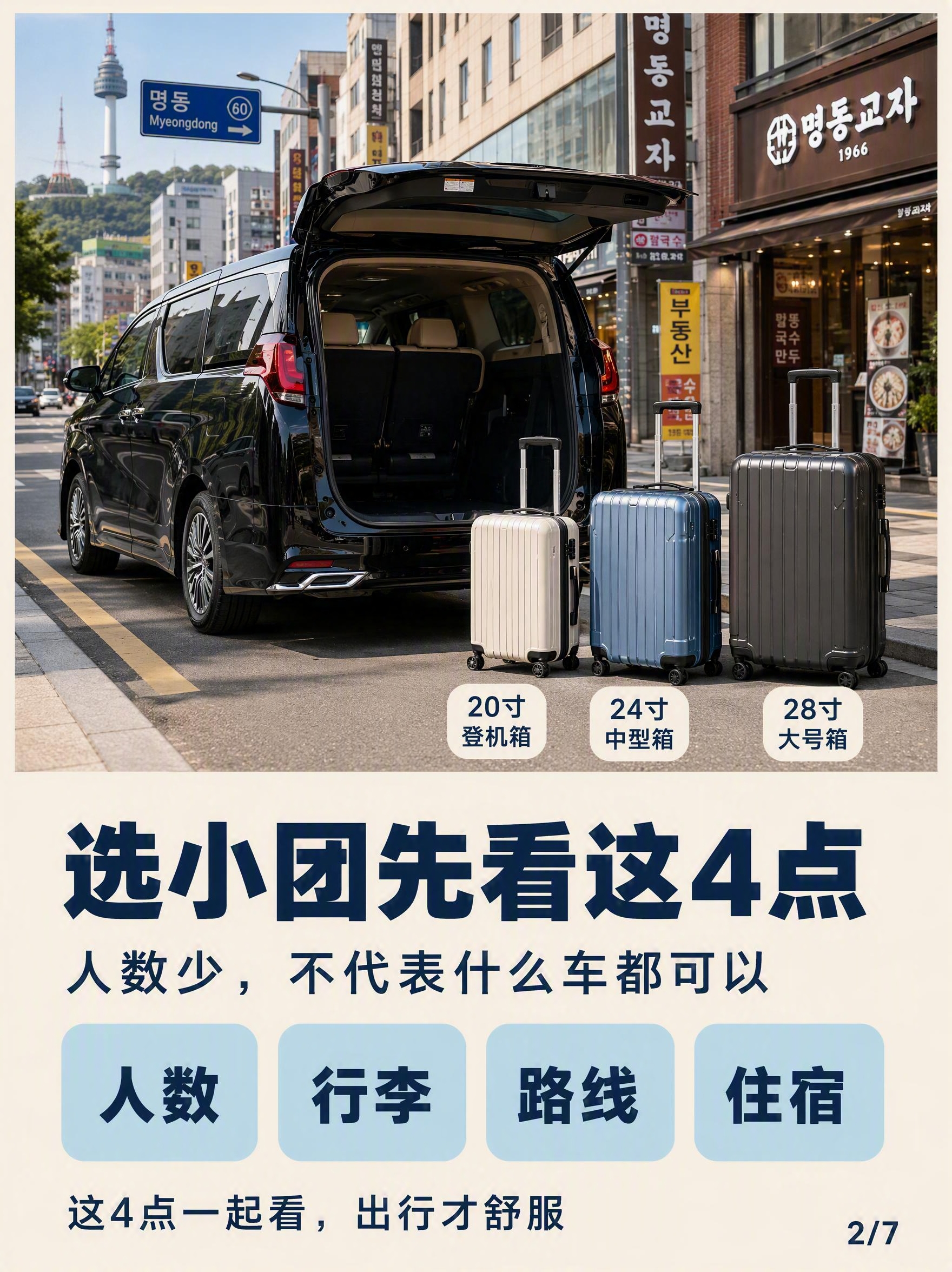 小红书风格韩国旅行攻略图文第2张，竖版3:4比例，1242x1… - 图片创意预览