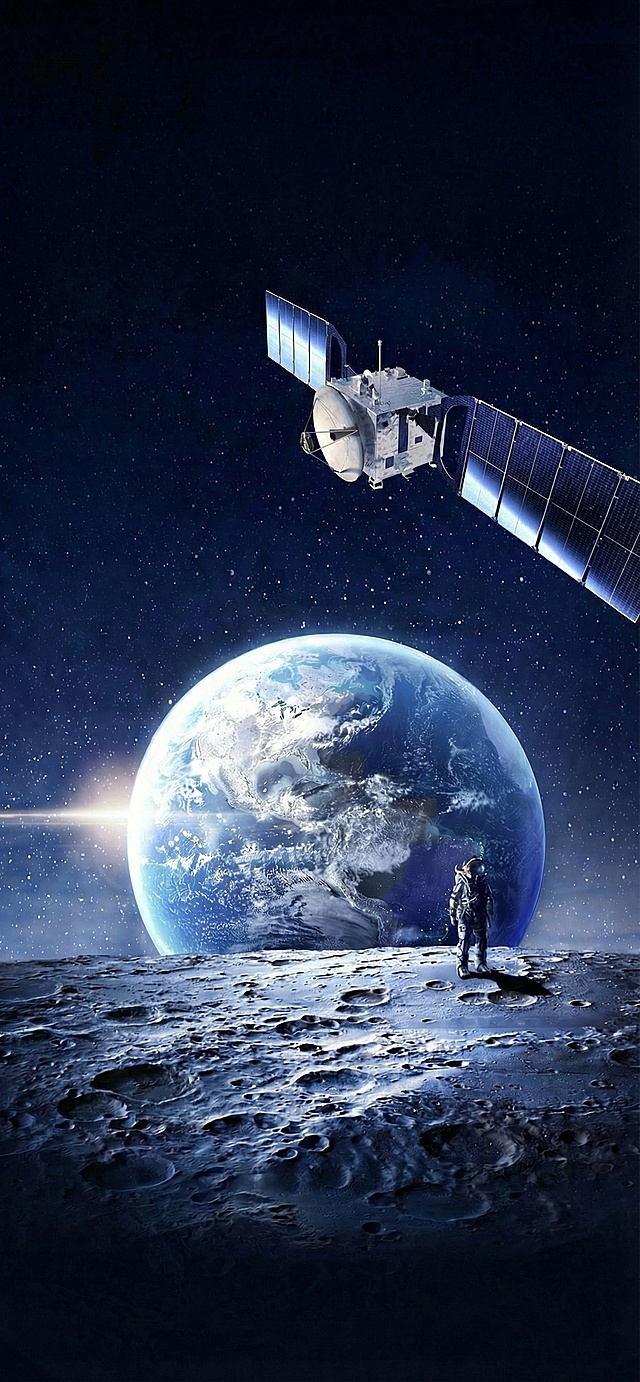 去掉左下角的太空车，其余元素保持不变