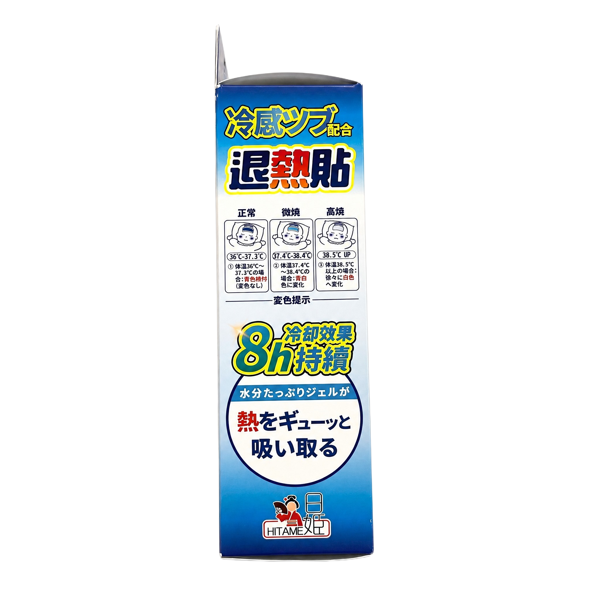 产品精修，退热贴外盒纸盒置于纯白背景上，专业商业棚拍光，550… - 图片创意预览