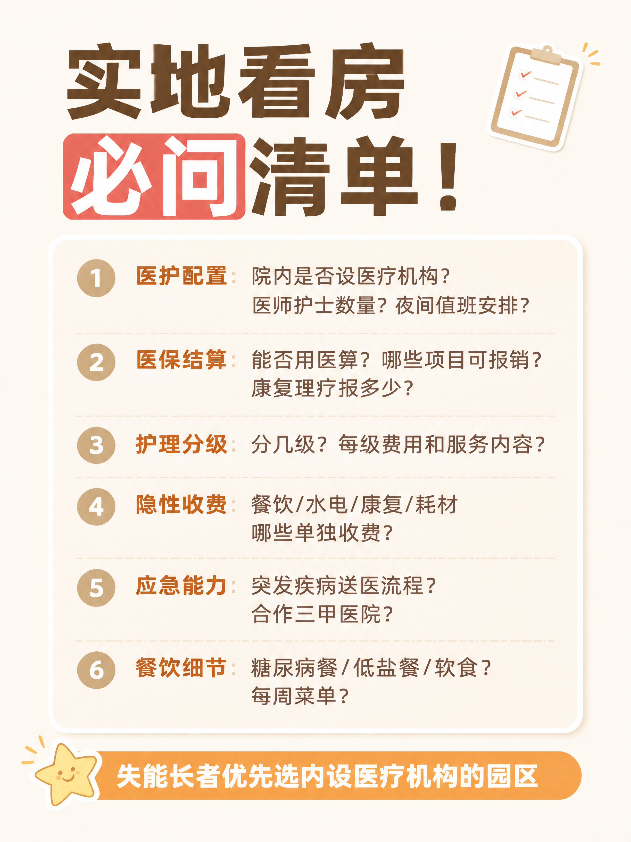 小红书笔记内页图，ins清新温暖风，实地看房小贴士，版式精美，… - 图片创意预览