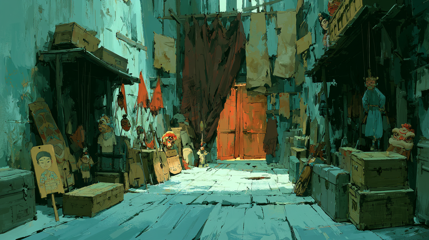Bai Xi Waiting Passage, narrow… - 图片创意预览