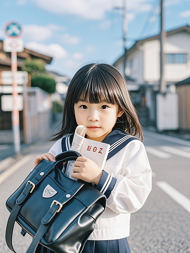 清新可爱日系小学生制服写真