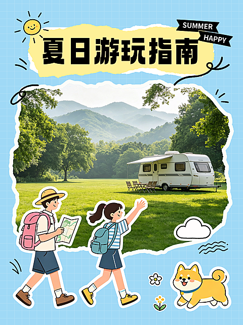 夏日游玩指南｜房车露营短途出逃计划