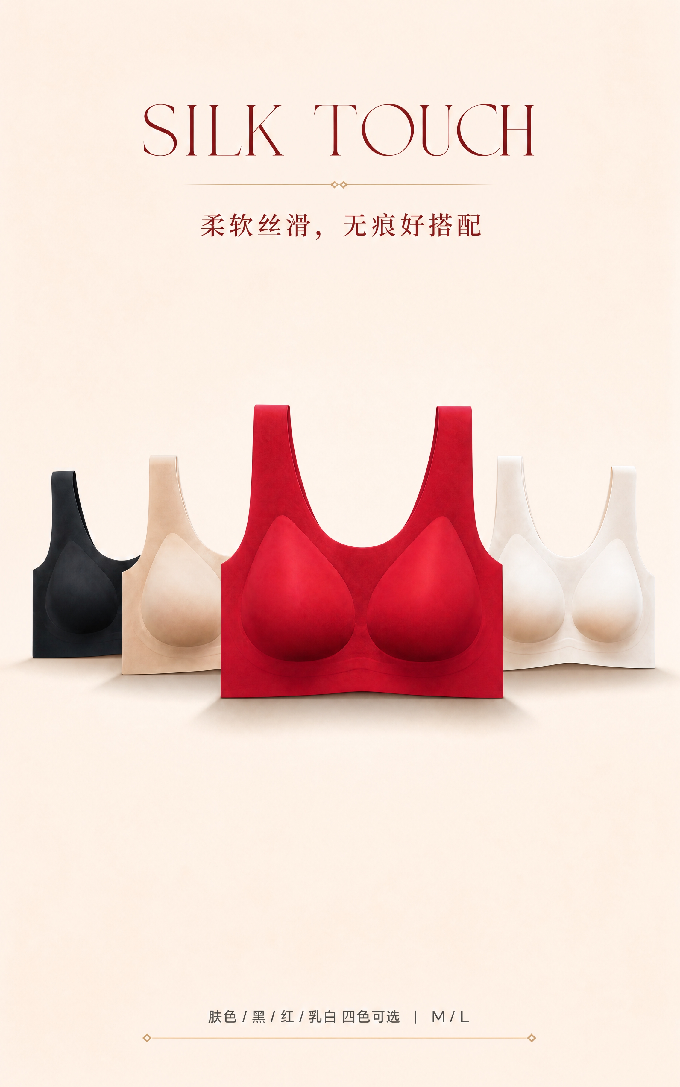 将这张图的背景色调调整为与前面详情页一致的米白#FFF6EE暖… - 图片创意预览