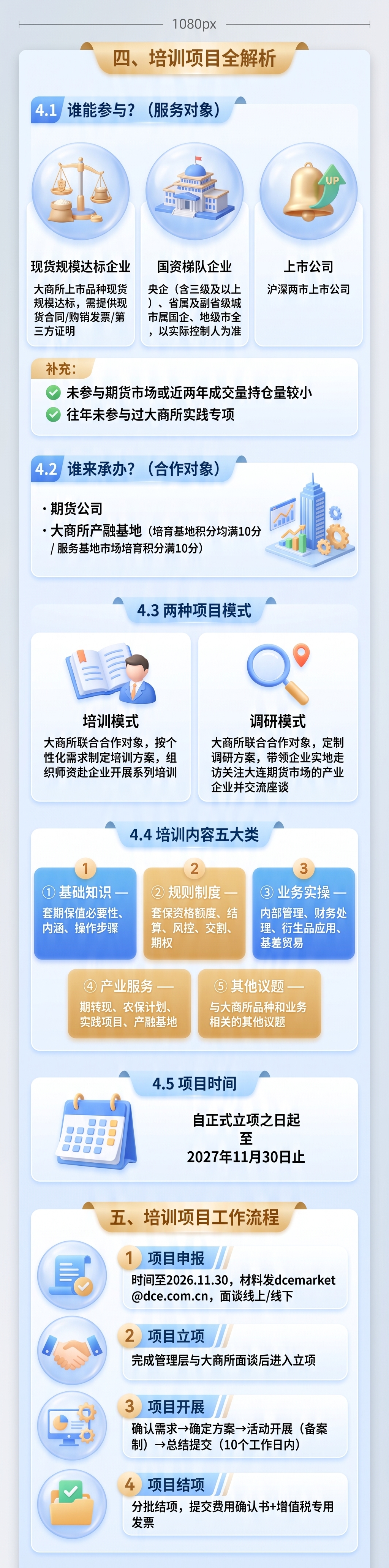 延续这张图的精致设计风格，生成第二部分长图，内容从第四项培训项… - 图片创意预览