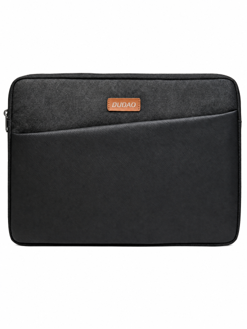 Redo this image, remove all text from the top left corner, keep the original DUDAO laptop sleeve pro预览效果