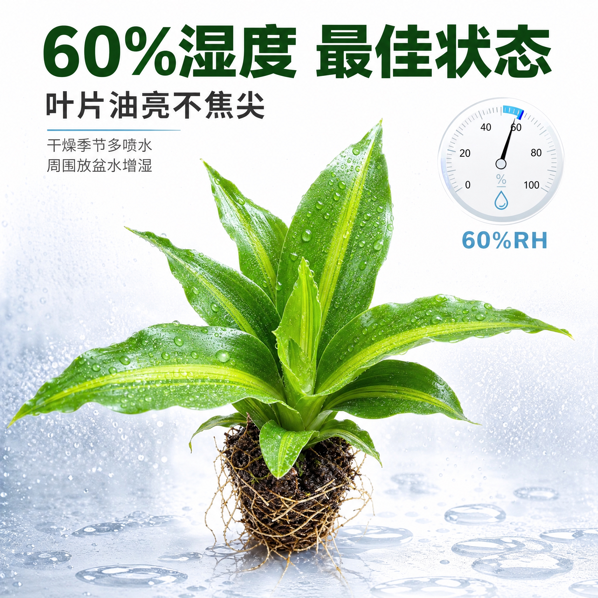 [主图-8] 60%湿度环境主题。拼多多风格电商主图，金心也门… - 图片创意预览