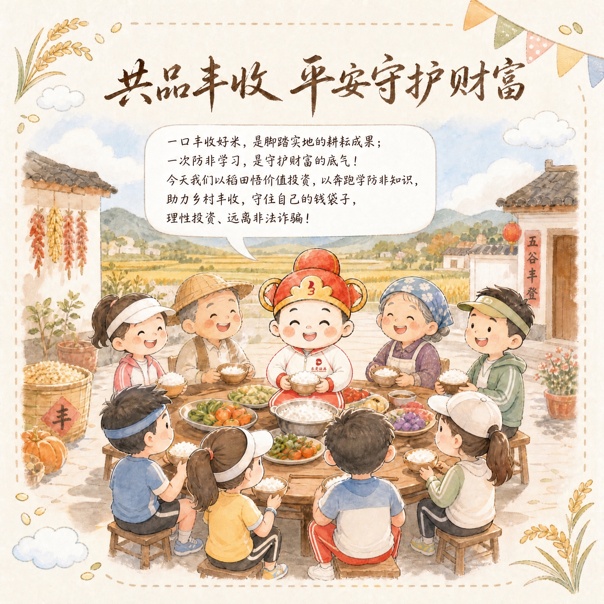 将图中财富小宝的服装换成参考图中的款式：白色运动外套（拉链款，… - 图片创意预览