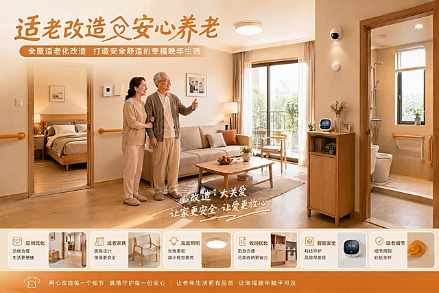 删除图中所有红色框内的文字内容，红色框也一并删除，保留所有设备、家具、人物、背景、标题、底部图标栏等其他所有元素不变，画面整体保持协调自然，删除文字后的位置与周围环境融合自然，看不出修改痕迹。图片尺寸比例为60cm*40cm即3:2横版比例。