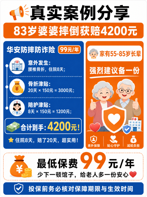 竖版小红书科普信息图风格海报，画面比例3:4。配色采用蓝橙配色：背景白色，标题区橙色底配白色字，内容区蓝色底配白色字，强调色用橙色，整体清晰专业有说服力。

顶部标题区：大号粗体黑字写着"📢真实案例预览效果