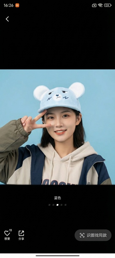 生成5张人物佩戴这个帽子的图片预览效果