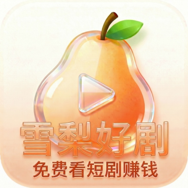 保持底部文字内容"免费看短剧赚钱"不变，仅优化文字显示效果，和当前logo整体风格保持一致，其他元素位置和内容都不变预览效果