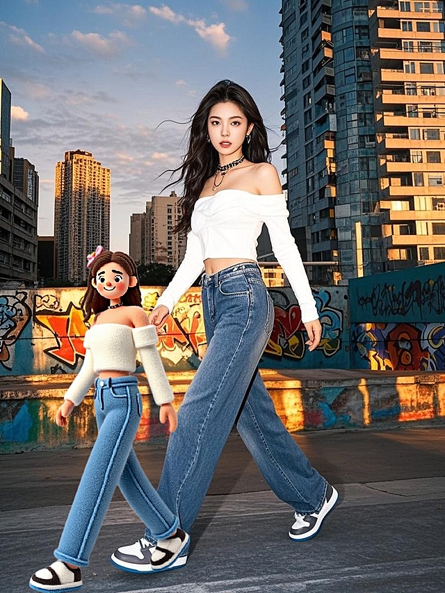 3D毛绒毛毡卡通风格